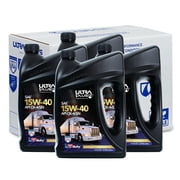 Ultra1Plus SAE 15W-40 Full Synthetic Heavy-Duty Motor Oil, API CK-4/SN