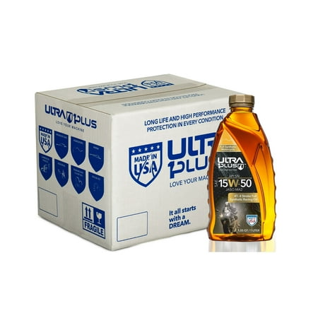 Ultra1Plus SAE 15W-50 Full Synthetic 4T Engine Oil, API SN, JASO MA2