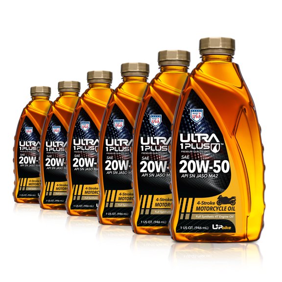 Ultra1Plus SAE 20W-50 Full Synthetic 4T Engine Oil, API SN, JASO MA2