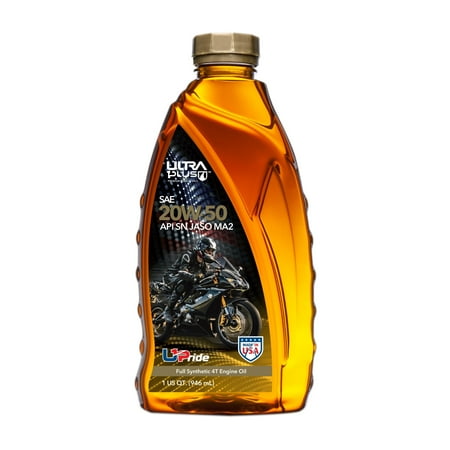 Ultra1Plus SAE 20W-50 Full Synthetic 4T Engine Oil, API SN, JASO MA2