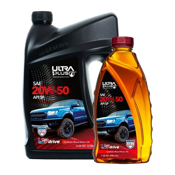 Ultra1Plus SAE 20W-50 Synthetic Blend Motor Oil, API SP