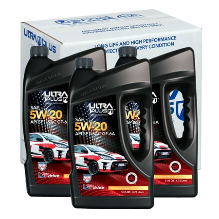 Ultra1Plus SAE 5W-20 Full Synthetic Motor Oil, API SP, ILSAC GF-6A
