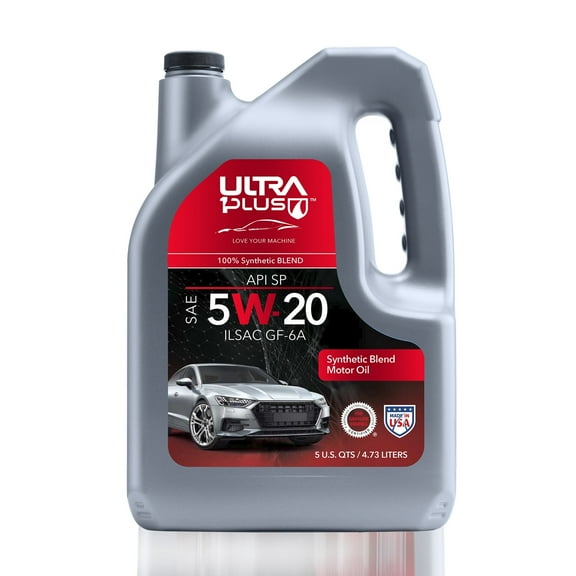 Ultra1Plus SAE 5W-20 Synthetic Blend Motor Oil, API SP, ILSAC GF-6A | Jug (5 QT)