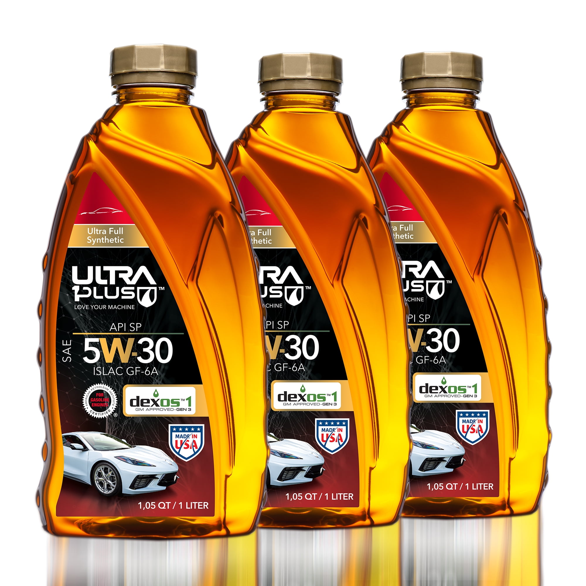 Ultra1Plus™ SAE 5W-30 Full Synthetic Motor Oil, API SP, ILSAC GF-6A, dexos1®  Gen3 Approved 