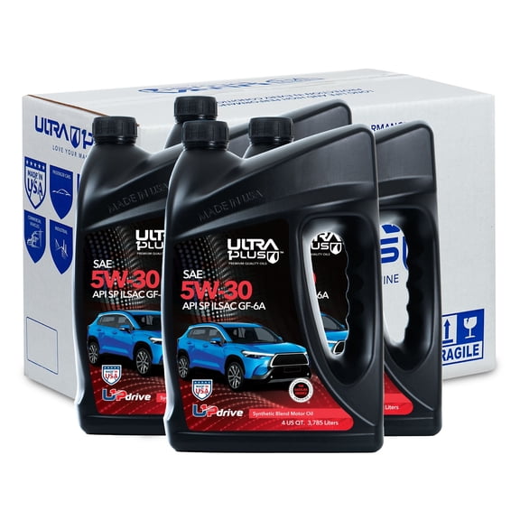 Ultra1Plus™ SAE 5W-30 Synthetic Blend Motor Oil API SP ILSAC GF-6A - US Gallon (4 QTS)