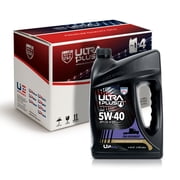 Ultra1Plus SAE 5W-40 Full Synthetic Heavy-Duty Diesel & Gasoline Motor Oil, API CK-4/SN, 4 Gallon