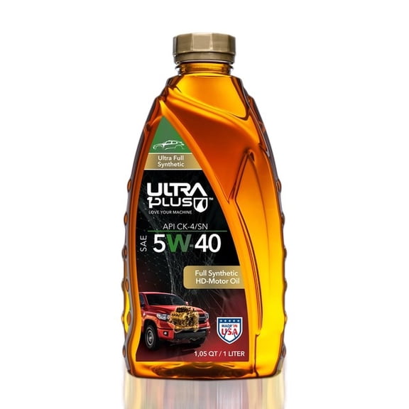 Ultra1Plus SAE 5W-40 Full Synthetic Heavy-Duty Motor Oil Qt, API CK-4/SN