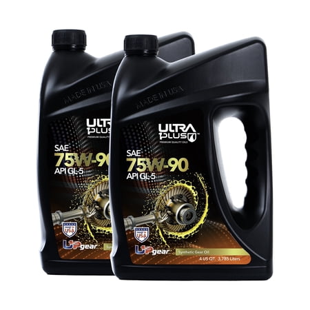 Ultra1Plus SAE 75W-90 Synthetic Gear Oil API GL-5 (2 Gal - 8 QTS)