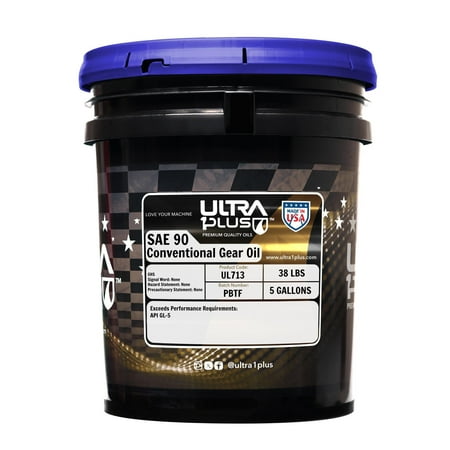 Ultra1Plus SAE 90 Conventional Gear Oil API GL-5 (5 Gallon Pail)