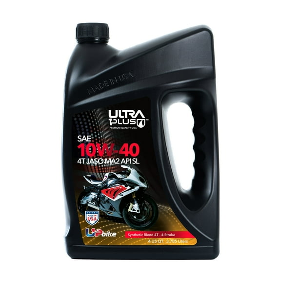Ultra1Plus Synthetic Blend 4T Motor Oil, 10W-40, API SL, JASO MA2