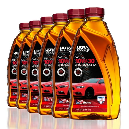Ultra1Plus Synthetic Blend Motor Oil, 10W-30, 3 Pack