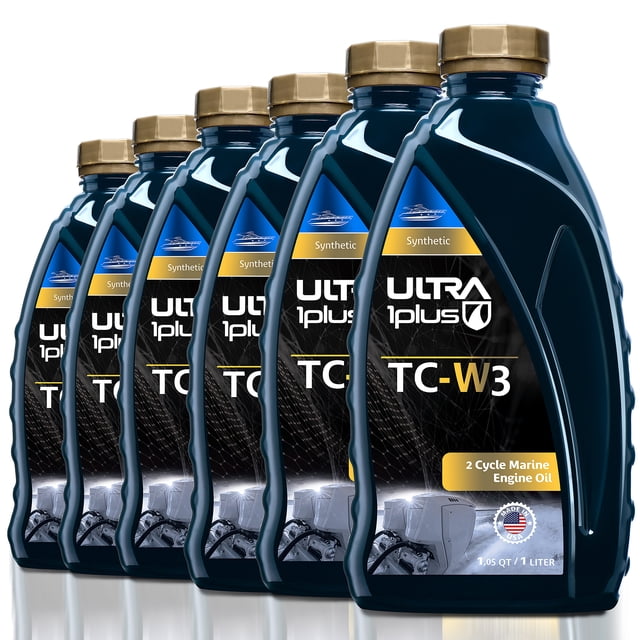 Ultra1Plus™ TC-W3 Synthetic 2T Outboard Marine Engine Oil - Walmart.com