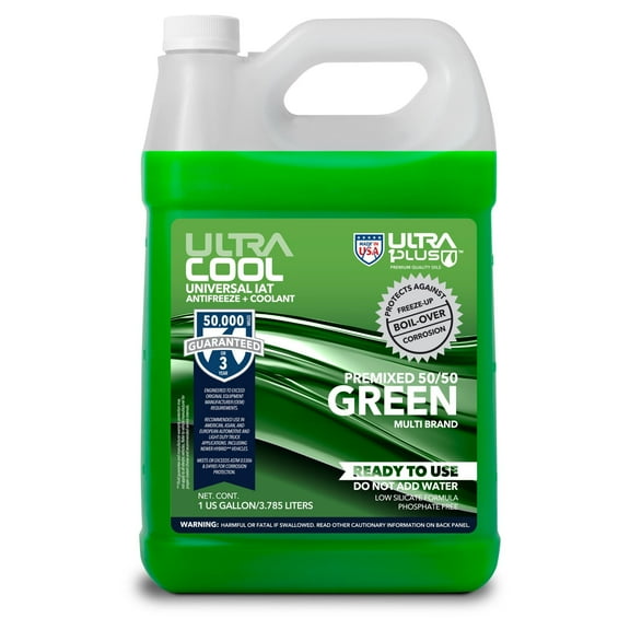 Ultra1Plus UltraCool Corrosion Protection, Universal Antifreeze & Coolant, 1 U.S Gallon Jug