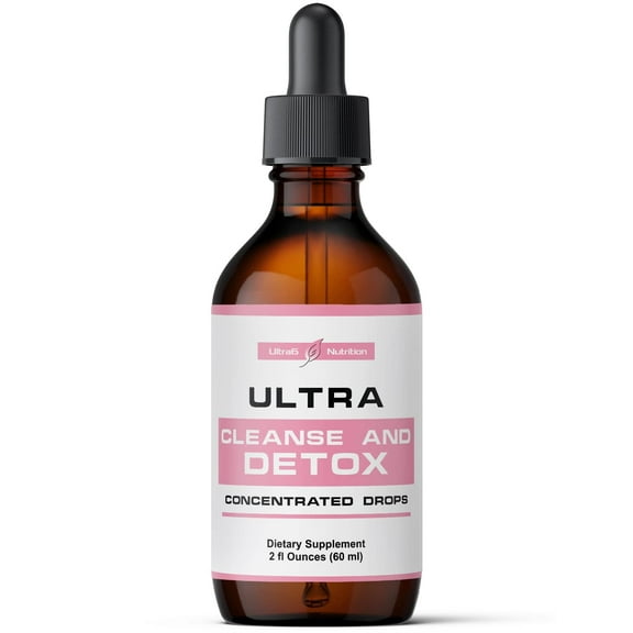 Ultra6 Nutrition Liver Cleanse Detox & Repair Drops with Milk Thistle, Dandelion Root & Artichoke Extract - Liver Detox Supplement and Colon Cleanser