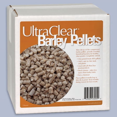 UltraClear Barley Pellets Aquatic Plant Fertilizer, 1 lb with humic acid for enhanced water quality