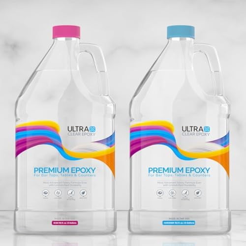 UltraClear Epoxy Resin 1 Gallon Kit – Crystal Clear, Bubble-Free, Food Safe