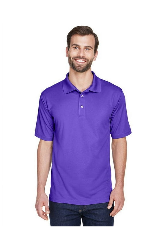 8210 Men's Cool & Dry Mesh Piqué Polo Purple