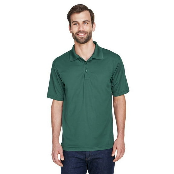 UltraClub 8210 Mens Cool & Dry Mesh Pique Polo Forest 6X-Large