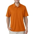 thumbnail image 1 of UltraClub 8210 Mens Cool & Dry Mesh Pique Polo - Orange, 5XL, 1 of 1
