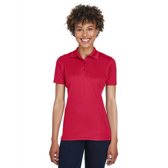 UltraClub 8210L Ladies Cool & Dry Mesh Pique Polo Cardinal XXX-Large