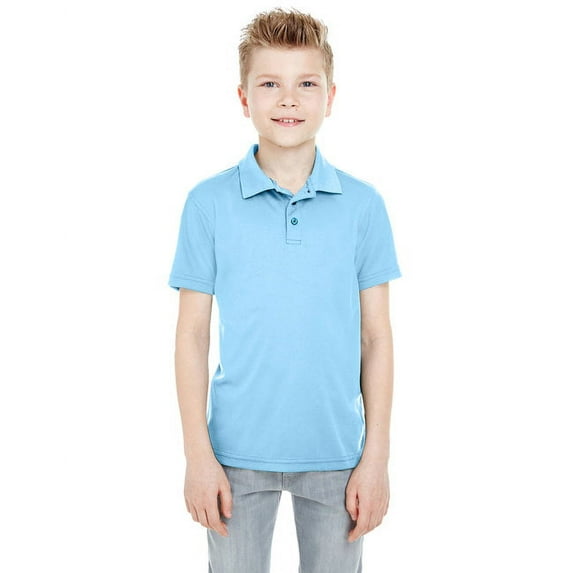 UltraClub 8210Y Youth Cool & Dry Mesh Piqué Polo