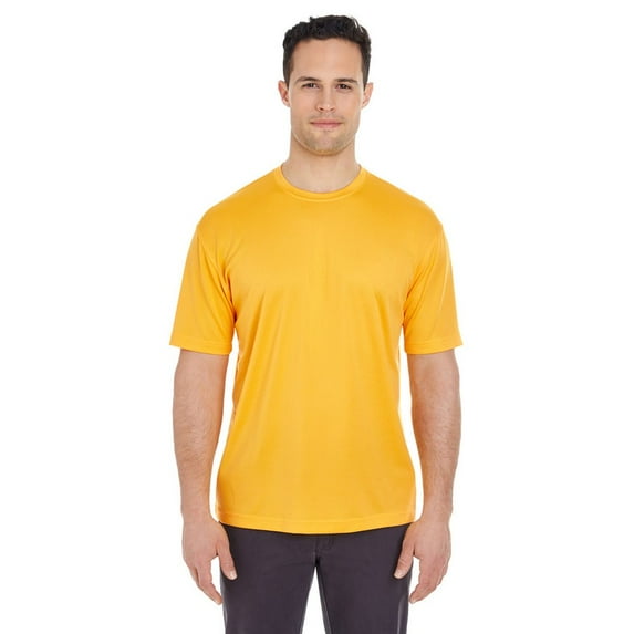 8400 UltraClub Men's Cool & Dry Sport T-Shirt Gold L