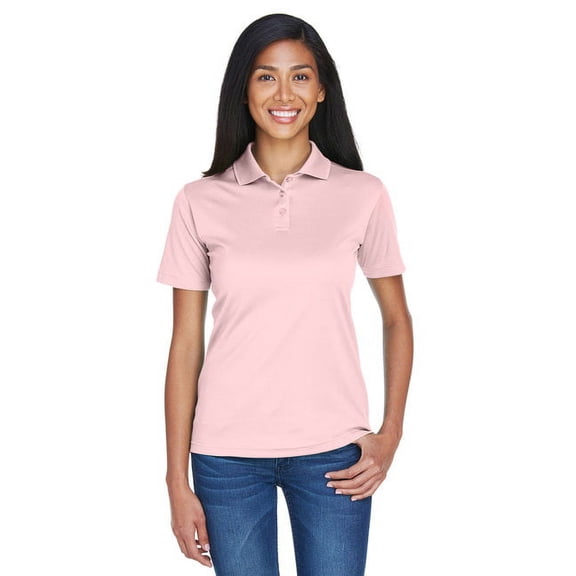 UltraClub 8404 Ladies Cool & Dry Sport Polo Pink XX-Large