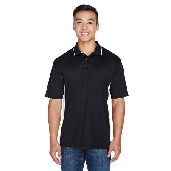 UltraClub 8406 Men's Cool & Dry Sport Two-Tone Polo