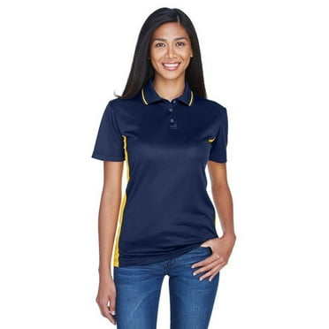 UltraClub 8406L Ladies' Cool & Dry Sport Two-Tone Polo