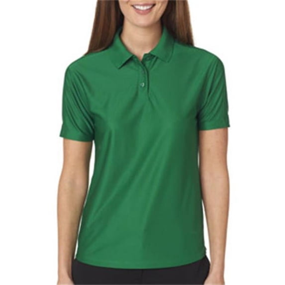 UltraClub 8414 Ladies Cool & Dry Elite Performance Polo - Augusta Green, 2XL