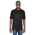thumbnail image 1 of UltraClub 8425 Performance Interlock Polo Black XX-Large, 1 of 3
