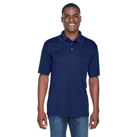 UltraClub 8425 Performance Interlock Polo Navy 6X-Large