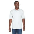 thumbnail image 1 of UltraClub 8425 Performance Interlock Polo White 4X-Large, 1 of 3