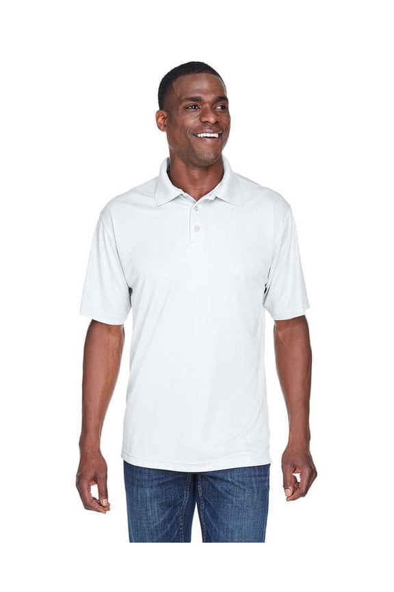 8425 Performance Interlock Polo White 4X-Large