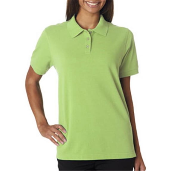 UltraClub 8530 Ladies Classic Pique Polo - Apple, XS
