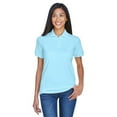 thumbnail image 1 of UltraClub 8530 Ladies Classic S-Sleeve Pique Polo Baby Blue XX-Large, 1 of 3
