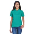thumbnail image 1 of UltraClub 8530 Ladies Classic S-Sleeve Pique Polo Jade X-Small, 1 of 3