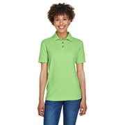 UltraClub 8541 Ladies Whisper Pique Polo Apple X-Small