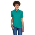 thumbnail image 1 of UltraClub 8541 Ladies Whisper Pique Polo Apple XX-Large Jade, 1 of 3