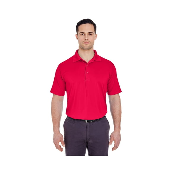 UltraClub 8610 Men's Cool & Dry 8-Star Elite Performance Interlock Polo