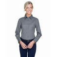 thumbnail image 1 of UltraClub 8976 Ladies Whisper Twill, Graphite, XXX-Large, 1 of 3