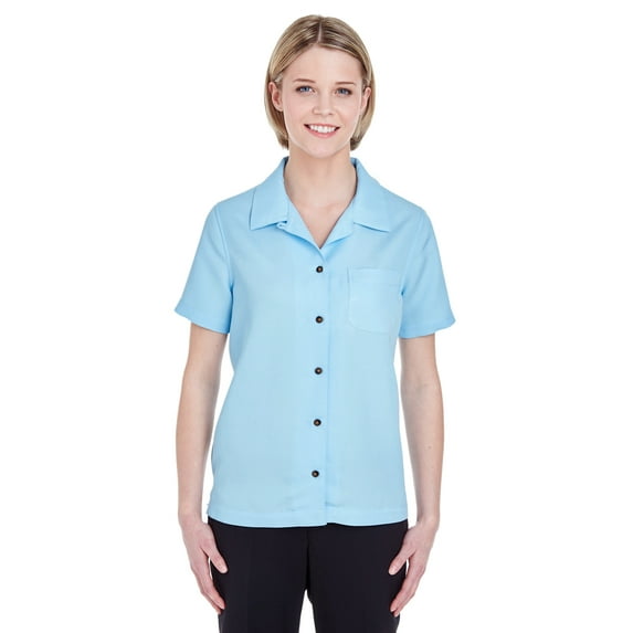 UltraClub 8981 Ladies' Cabana Breeze Camp Shirt (2 PACK)