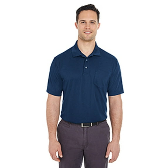 UltraClub 8210P Adult Cool & Dry Mesh Piqué Polo with Pocket