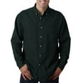 thumbnail image 1 of UltraClub Adult Cypress Long-Sleeve Twill with Pocket, 1 of 3