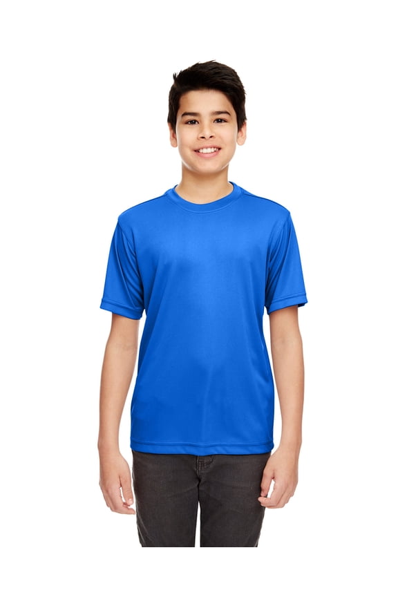 Big Boy's Cool & Dry Basic Performance Tee, ROYAL, Medium