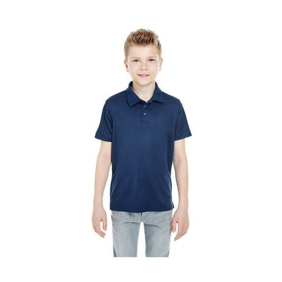 UltraClub Big Boy's Cool & Dry Mesh Pique Polo Shirt, Style 8210Y