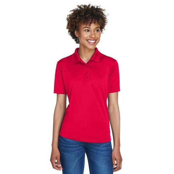 UltraClub Cool & Dry 8 Star Elite Performance Interlock Polo (8610L) Red, M