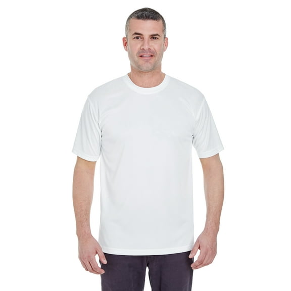 UltraClub Cool Dry Basic Performance Tee (8620) White, 3XL