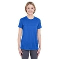 thumbnail image 1 of UltraClub Ladies' Cool & Dry Heathered Performance T-Shirt, 1 of 3