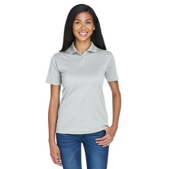 UltraClub Ladies' Cool & Dry Sport Polo - GREY - 2XL